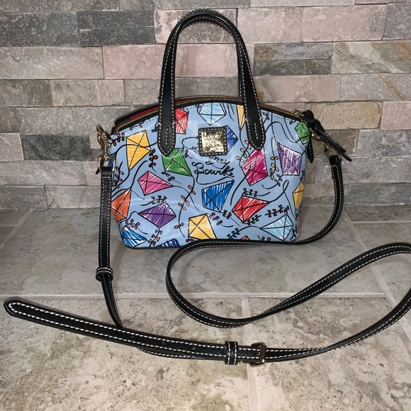 Dooney & Bourke Handbags - Dooney & Bourke Kites Ruby Mini Bitsy Crossbody.